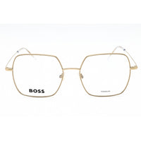 Hugo Boss Women's Eyeglasses - Gold White Metal Square Full Rim | BOSS 1666 024S 00 ,