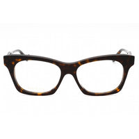 Gucci Women's Eyeglasses - Havana Plastic Full Rim Cat Eye Shape Frame | GG1299O 002 ,