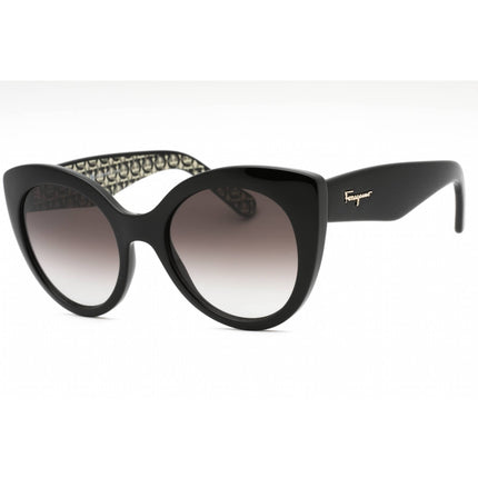 Salvatore Ferragamo Women's Sunglasses - Black Plastic Cat Eye Frame | SF964S 001 ,