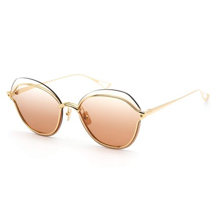 Dita Women's Sunglasses - Gold Butterfly Shaped Frame | NIGHTBIRD - TWO DTS519-03-Z ,