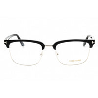 Tom Ford Men's Eyeglasses - Black Metal Square Full Rim Frame Clear Lens | FT5504 005 ,