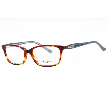 Pepe Jeans Women's Eyeglasses - Brown Blue Plastic Rectangular Frame | PJ3143 C6 ,