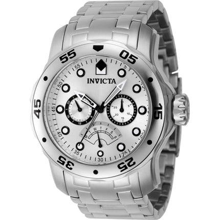 Invicta Men's Quartz Watch - Pro Diver Silver Tone/Black Bezel Steel Bracelet | 46994 ,