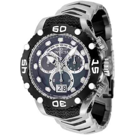 Invicta Men's Watch - Subaqua Noma VIII Chronograph Black/Silver Tone Bracelet | 47291 ,