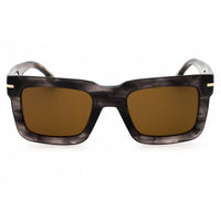 Hugo Boss Men's Sunglasses - Grey Horn Square Frame Brown Lens | BOSS 1501/S 2W8 ,