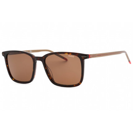 Hugo Men's Sunglasses - Havana Rectangular Shape Frame Brown Lens | HG 1168/S 0086 70 ,