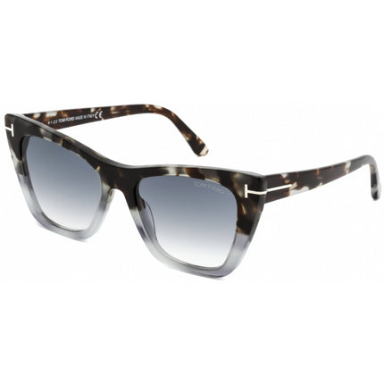 Tom Ford Women's Sunglasses - Colored Havana Plastic Cat Eye Shape Frame | FT0846 55B ,