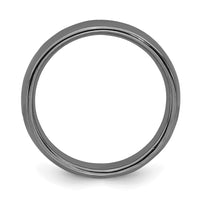 Sterling Silver Stackable Expressions Black-plated Polished Ring | QSK293 ,