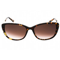 Liz Claiborne Women's Sunglasses - Havana Gold Plastic Cat Eye Frame | L 575/S 02IK HA ,