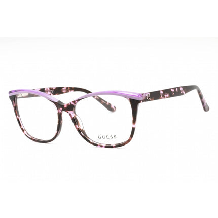 Guess Women's Eyeglasses - Violet/Other Plastic Cat Eye Full Rim Frame | GU2723 083 ,