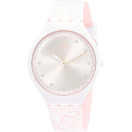 Swatch Women's Watch - Skin Skindentelle Dainty Light Pink Design Strap | SVOW102 ,