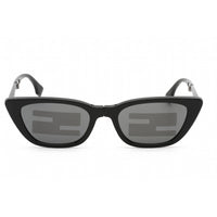 Fendi Men's Sunglasses - Shiny Black Cat Eye Frame Smoke Mirror Lens | FE40089I 01C ,