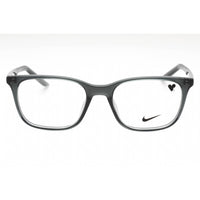 Nike Women's Eyeglasses - Dark Grey Plastic Rectangular Full Rim Frame | NIKE 7255 034 ,