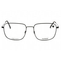 Flexon Men's Eyeglasses - Matte Black Rectangular Full Rim Frame | FLEXON H6064 002 ,