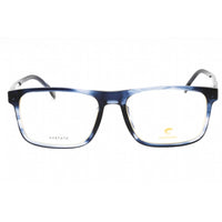 Carrera Men's Eyeglasses - Blue Horn Plastic Rectangular Frame | C FLEX 04/G 038I 00 ,