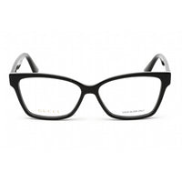 Gucci Women's Eyeglasses - Black Injected Propionate Cat Eye Shape Frame | GG0634O 001 ,