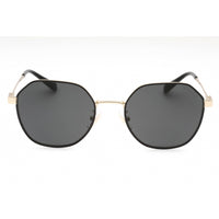 Coach Women's Sunglasses - Shiny Light Gold Plastic Geometric Frame | 0HC7155 900587 ,