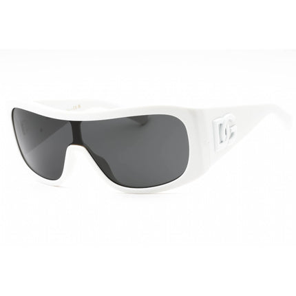 Dolce & Gabbana Women's Sunglasses - White Acetate Shield Frame | 0DG4454 331287 ,