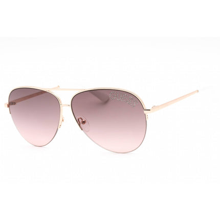 Guess Factory Women's Sunglasses - Shiny Rose Gold Metal Frame | GF6126 28T ,