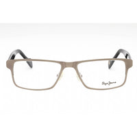 Pepe Jeans Men's Eyeglasses - Gunmetal Metal Rectangular Full Rim Frame | PJ1134 C2 ,