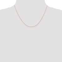 14k Rose Gold .5 mm Cable Rope Chain (CARDED) | 5RR ,