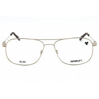 Flexon Men's Eyeglasses - Light Gold Metal Full Rim Frame | Autoflex Desperado 710 ,