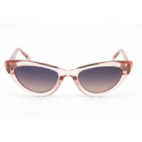 Guess Women's Sunglasses - Shiny Pink Cat Eye Full Rim Frame Smoke Lens | GU7811 72B ,