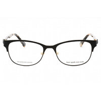 Kate Spade Women's Eyeglasses - Black Metal Oval Full Rim Frame | CAROLINA 0807 00 ,