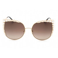 Carolina Herrera Women's Sunglasses - Rose Gold Butterfly Frame | HER 0076/S 0000 HA ,