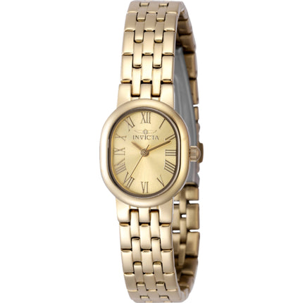 Invicta Women's Watch - Angel Quartz Gold Tone Brass Dial Steel Bracelet | 48139 ,