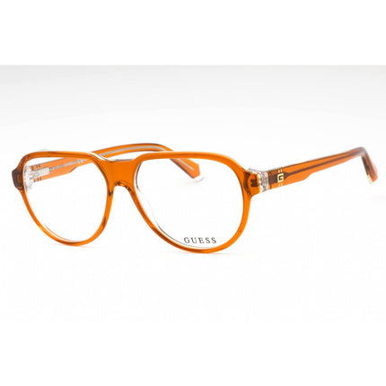 Guess Men's Eyeglasses - Orange/Other Plastic Full Rim Frame | GU50090 044 ,