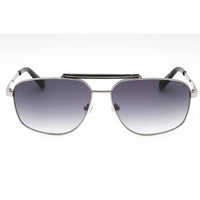 Guess Men's Sunglasses - Shiny Dark Nickeltin Aviator Full Rim Frame | GU00054 06B ,