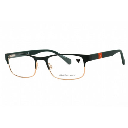 Calvin Klein Jeans Men's Eyeglasses - Amber Gold/Forest Metal Frame | CKJ22221 704 ,