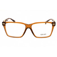 Versace Women's Eyeglasses - Transparent Brown Plastic Full Rim Frame | 0VE3335 5028 ,