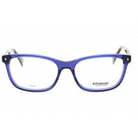 Polaroid Core Women's Eyeglasses - Blue Cat Eye Full Rim Frame | Pld D 338 0PJP 00 ,