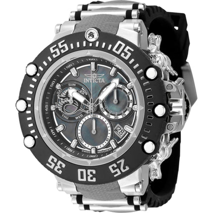 Invicta Men's Watch - Subaqua Quartz Chrono Platinum and Silver Mop Dial Strap | 47612 ,
