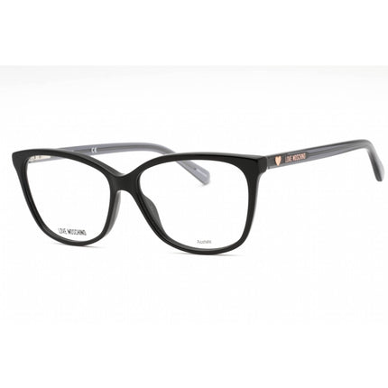 Moschino Love Women's Eyeglasses - Black Plastic Cat Eye Full Rim | MOL546 0807 00 ,