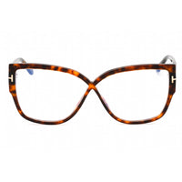 Tom Ford Women's Eyeglasses - Dark Havana Butterfly Full Rim Frame | FT5828-B 052 ,