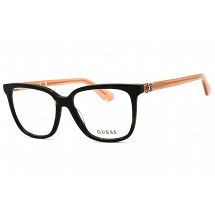 Guess Women's Eyeglasses - Dark Havana Plastic Cat Eye Full Rim Frame | GU2937-N 052 ,