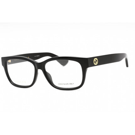 Gucci Women's Eyeglasses - Black Injected Propionate Rectangular Frame | GG1341O 001 ,