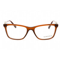 Versace Women's Eyeglasses - Transparent Brown Plastic Full Rim Frame | 0VE3299B 5324 ,