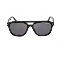 Tom Ford Women's Sunglasses - Shiny Black Plastic Frame Smoke Lens | FT0776-N 01A ,