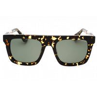 Police Men's Sunglasses - Shiny Blue Brown Havana Acetate Square Frame | SPLF71 781Y ,