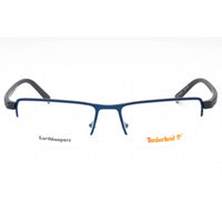 Timberland Men's Eyeglasses - Matte Dark Blue Metal Rectangular Frame | TB1821 091 ,