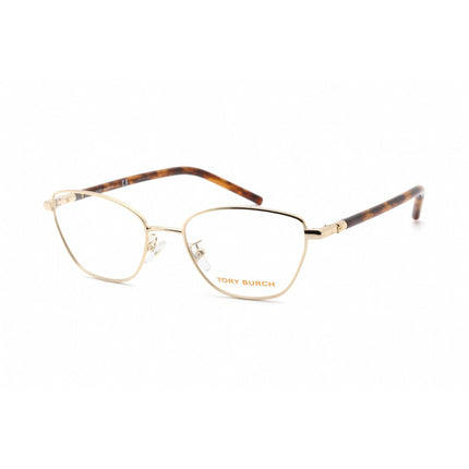 Tory Burch Women's Eyeglasses - Shiny Light Gold Cat Eye Full Rim Frame | TY1074 3314 ,