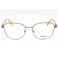 Pepe Jeans Women's Eyeglasses - Brown Metal Square Full Rim Frame | PJ1358 C3 ,