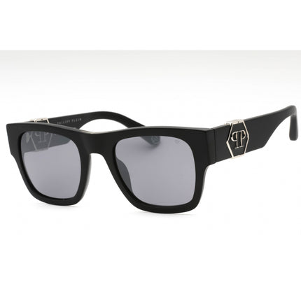 Philipp Plein Unisex Sunglasses - Matte Black Plastic Square Frame | SPP042M 703X ,