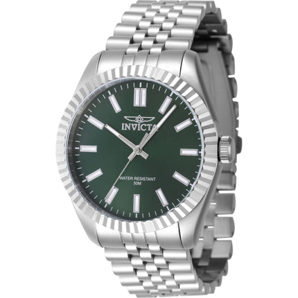 Invicta Men's Watch - Specialty Quartz Green Dial Stainless Steel Bracelet | 47480 ,