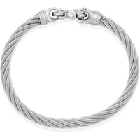 Invicta Men's Bracelet - Silver Stainless Steel with Fancy Clasp, Medium | B8571-M ,