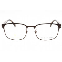 David Beckham Men's Eyeglasses - Brown Matte Ruthenium Full Rim | DB 1066 005N 00 ,